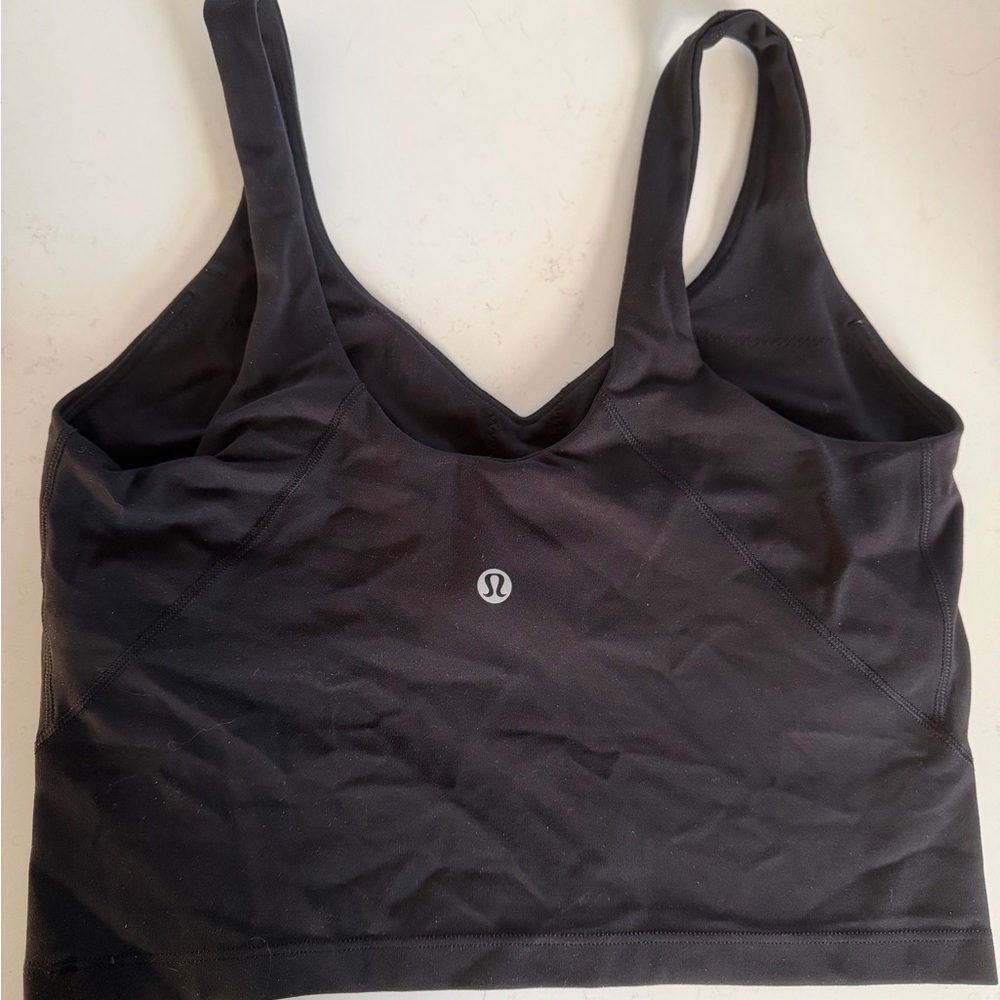 lululemon athletica black align tank